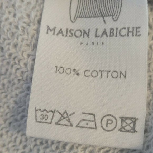 Maison Labiche Rebel Rebel Heather Gray Crew Sweatshirt Size Small - Picture 7 of 7